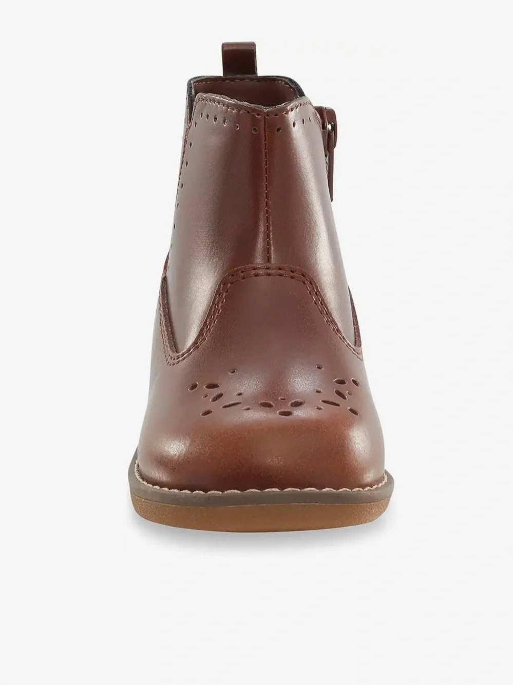 Stride Rite SR Stella Girls’ Unisex Leather Brown Cedar Boots size 5 NWT NEW